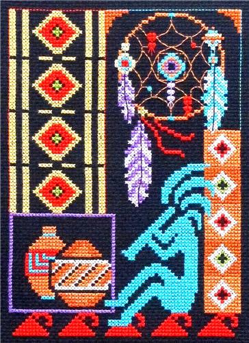click here to view larger image of Southwest Spirits (counted cross stitch kit)