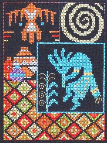 click here to view larger image of Southwest Kokopelli (counted cross stitch kit)