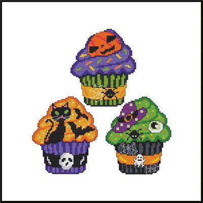 click here to view larger image of Cupcakes - Halloween Trio I (chart)