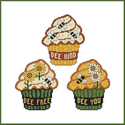 click here to view larger image of Cupcakes - Sunflower N' Bee Trio (chart)
