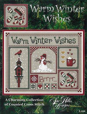 Warm Winter Wishes w/buttons - Sue Hillis - click here for more details about chart