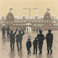click here to view larger image of Evening Kick-Off Silhouettes (counted cross stitch kit)