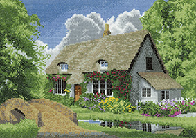 click here to view larger image of Summer Cottage Collection (counted cross stitch kit)