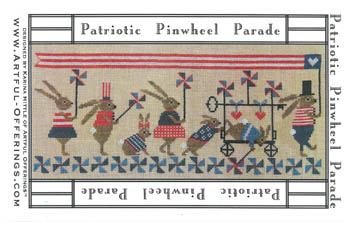 click here to view larger image of Patriotic Pinwheel Parade (chart)