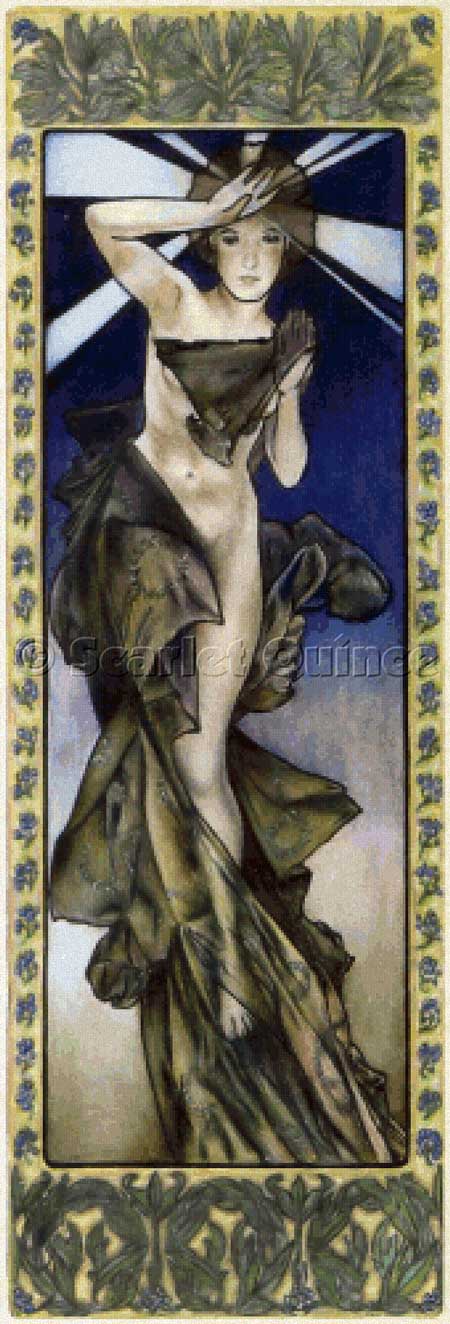click here to view larger image of Morning Star - Alphonse Mucha (chart)