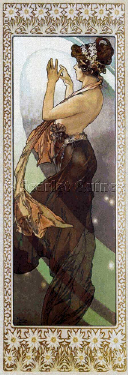 click here to view larger image of Pole Star  - Alphonse Mucha (chart)