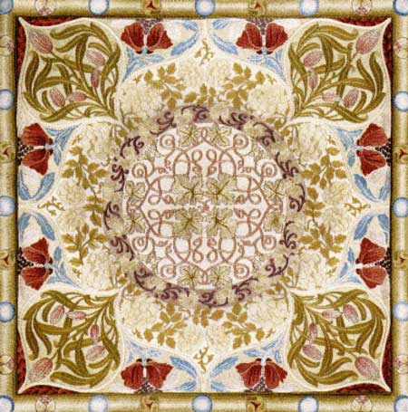 click here to view larger image of Morris Table Cover - May Morris (chart)