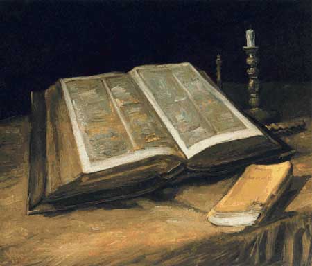 click here to view larger image of Still Life with Bible - Vincent Van Gogh (chart)