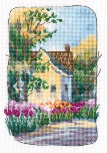 click here to view larger image of Grandmother's Old Garden III (counted cross stitch kit)
