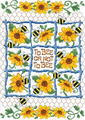 click here to view larger image of To Bee or Not To Bee (counted cross stitch kit)