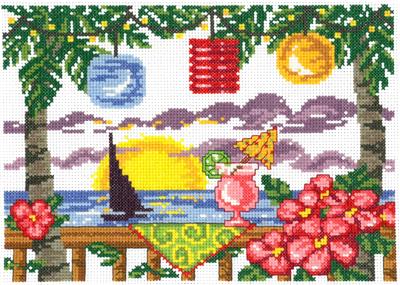 click here to view larger image of Tiki Lights - Ursula Michael (counted cross stitch kit)
