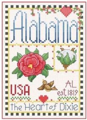 click here to view larger image of Alabama Little State Sampler (chart)