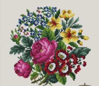 click here to view larger image of Berlin Floral Bouquet - E (chart)