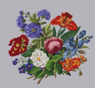 click here to view larger image of Berlin Mixed Floral Bouquet (chart)