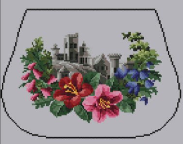 click here to view larger image of Floral Castle Design - A (chart)