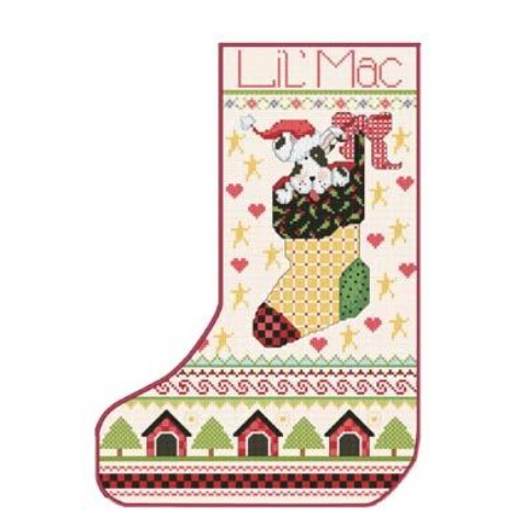 click here to view larger image of Doggone Cute Stocking (chart)