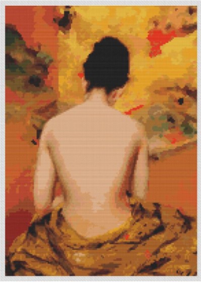 click here to view larger image of Back of a Nude (William Merritt Chase) (chart)