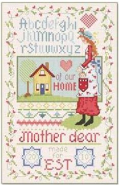 click here to view larger image of Mother Dear Sampler (chart)