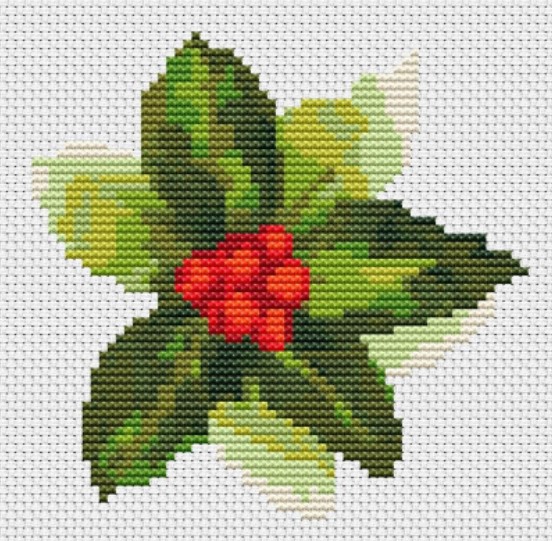 click here to view larger image of Christmas Holly (chart)