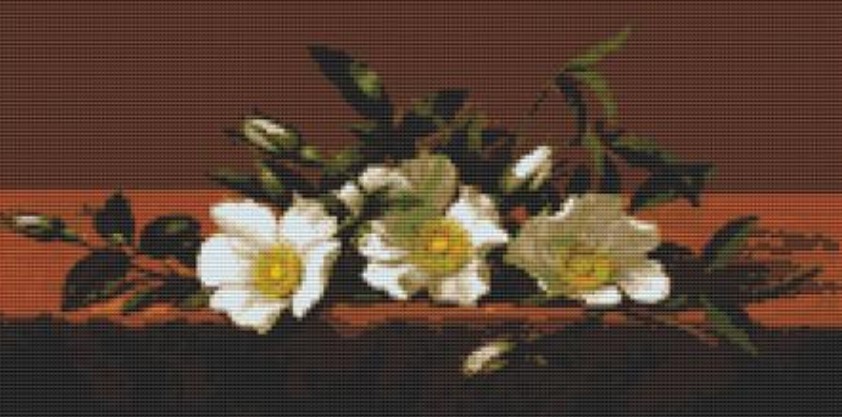 click here to view larger image of Cherokee Roses (Martin Johnson Heade) (chart)