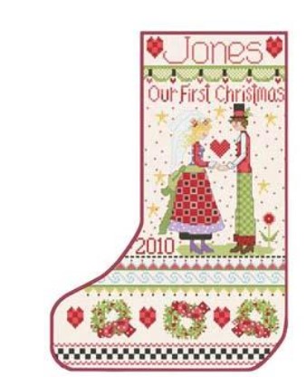 click here to view larger image of Our First Christmas Stocking (chart)