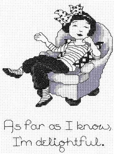 click here to view larger image of Delightful - Mary Engelbreit (counted cross stitch kit)