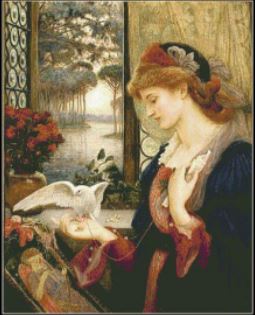 click here to view larger image of Love’s Messenger - Marie Spartali Stillman (chart)