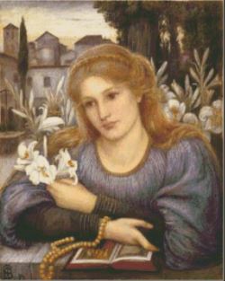 click here to view larger image of Cloister Lilies - Marie Spartali Stillman (chart)