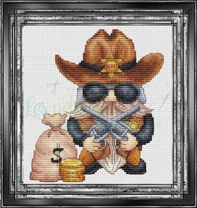 click here to view larger image of Sheriff Gnome (chart)