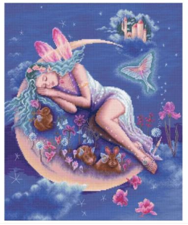 click here to view larger image of Evening Dreams (counted cross stitch kit)