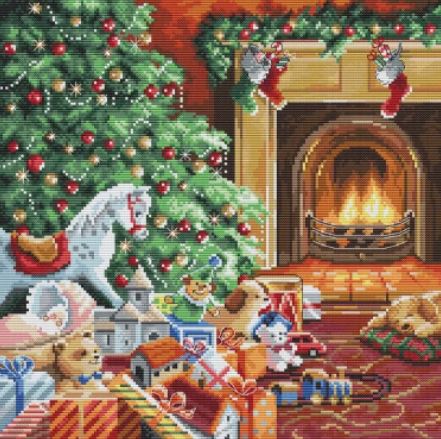 click here to view larger image of Cozy Christmas (counted cross stitch kit)