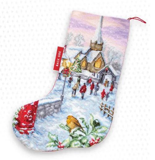 click here to view larger image of Christmas Stocking SPM1240 (counted cross stitch kit)