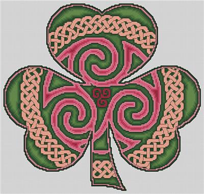 click here to view larger image of Triskele Shamrock (chart)