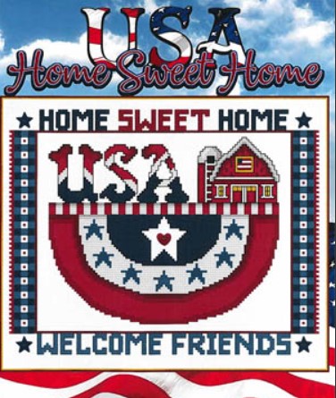 click here to view larger image of USA Home Sweet Home (chart)