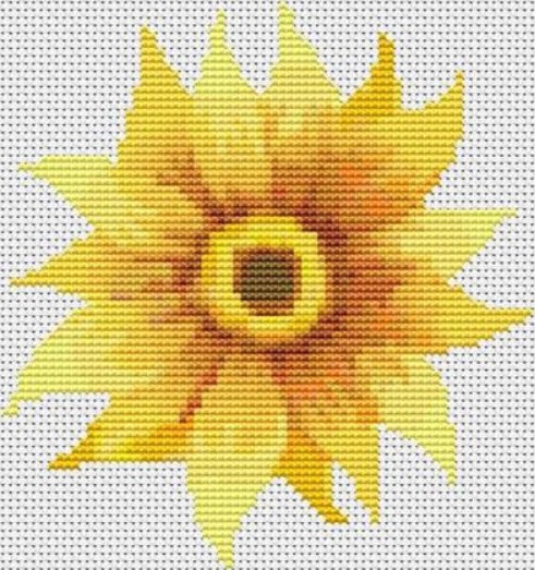 click here to view larger image of Flower Series - Sunflower (chart)