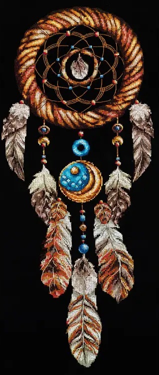 click here to view larger image of Dreamcatcher  (counted cross stitch kit)