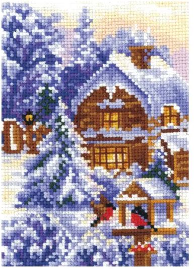 click here to view larger image of Seasons Winter (counted cross stitch kit)