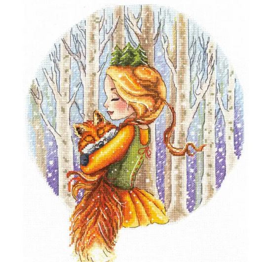 click here to view larger image of Forest Princess (counted cross stitch kit)