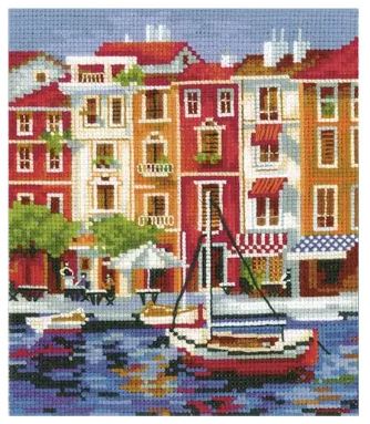 click here to view larger image of Quiet Harbor (counted cross stitch kit)