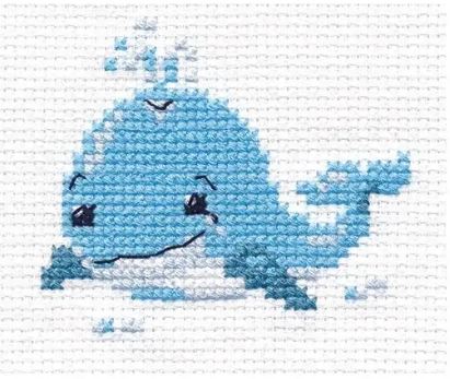 click here to view larger image of Whale  (counted cross stitch kit)