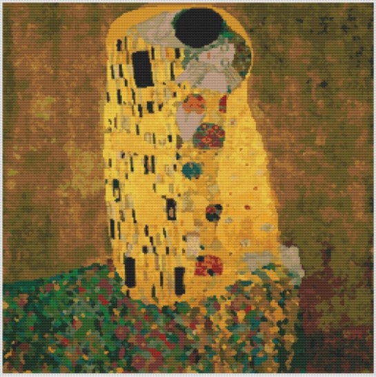 click here to view larger image of Kiss, The  (Gustav Klimt) (chart)