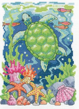 click here to view larger image of Turtle (counted cross stitch kit)