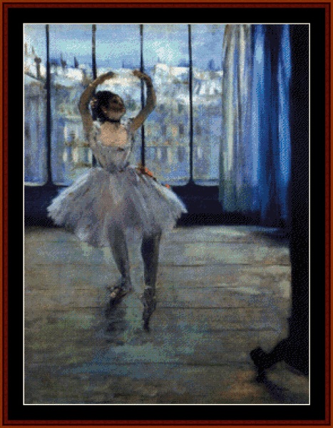 click here to view larger image of Dancer in Studio - Edgar Degas (chart)