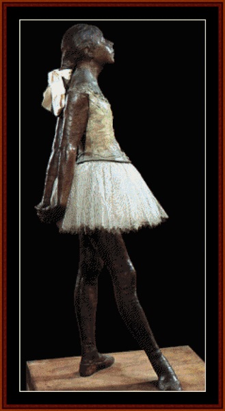click here to view larger image of 14 Year Old Dancer - Edgar Degas (chart)
