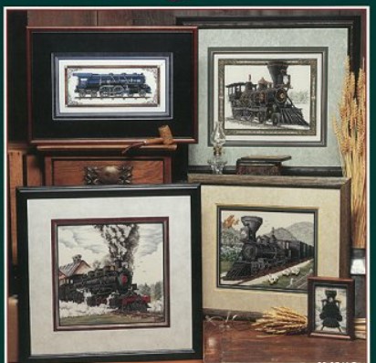 click here to view larger image of Antique Train Collection (chart)