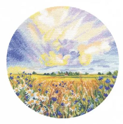 click here to view larger image of Camomile Field (counted cross stitch kit)