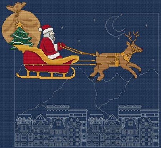 click here to view larger image of Santa Sleigh (chart)
