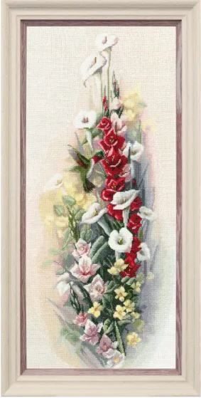 click here to view larger image of Flower Nocturne (counted cross stitch kit)