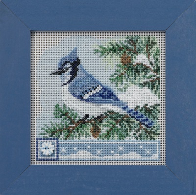 click here to view larger image of Blue Jay (2022) (counted cross stitch kit)