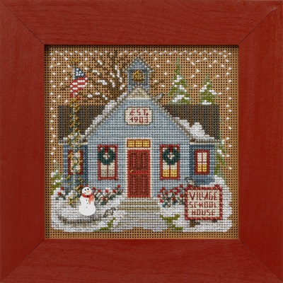 click here to view larger image of School House (2022) (counted cross stitch kit)